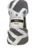 Comfort Bay Plush Throw Blanket