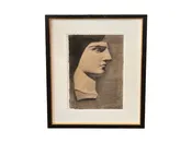 20th Century Vintage Charcoal Cubism Art — St Romain Interiors