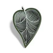 Large Teardrop Leaf Eco Soap Rest