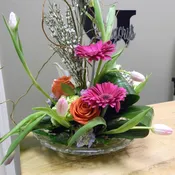 Gerbera Daisy Bowl