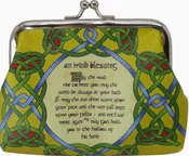 Irish Weave Clip Coin Purse 12cm