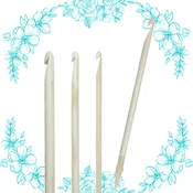 6" Bone Crochet Hooks