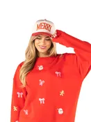 0226-HAT-HOL-MERRY Simply Southern Merry Holiday Hat 0