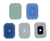 20 x 15mm Pressed Glass Crystals Assorted Colors (Camphor Glass)