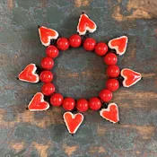Heart Charm Bracelet — Favor & Hotcakes Design