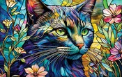 A Cat Named Blue Jigsaw Puzzle