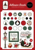 A Vintage Christmas Adhesive Brads - Carta Bella