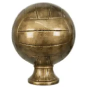 10.5" Antique Gold Volleyball Resin Award