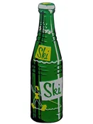 Ski Classic Bottle, Metal Die Cut Sign