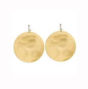 1 1/2" Disc Earrings
