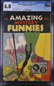 Amazing Mystery Funnies v2 #9 CGC FN 6.0 White Pages