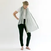 100% Cashmere Gingham Scarves