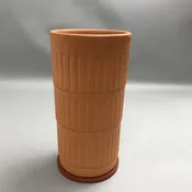Terra Cotta Wine Chiller Cooler with Coaster(9.5")