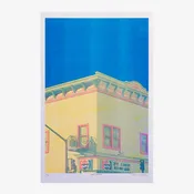 20th Street Risograph Print -  11" x 17"