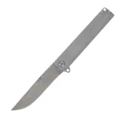 Boker Plus Gemma Damascus Folding Knife 2.52 Inch Plain Drop Point BKBO358DAM