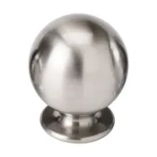 1-1/8 in x 1-3/8 in Knob, Polished Brass/Unlacquered Brass