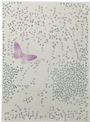 Agustin Fernandez Signed Limited Edition Lithograph Butterfly 1979