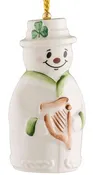 Belleek Christmas Ornament - Snowman - 4654