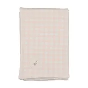 Bee & Dee Goose Plaid Chalk White Girls Blanket