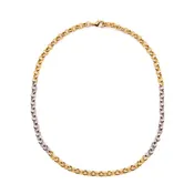 6MM 2 Tone Necklace
