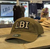 LBI | Adult Legacy Olive Green Hat with Initials — BREEZIN' UP