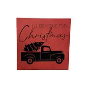 10" x 10" SIGN - CHRISTMAS