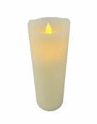 #5964-IVORY – 3″x8″ Ivory Wax LED Candle