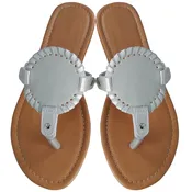 EasyStitch 2.5″ Medallion Sandals-SILVER