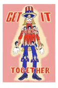 GET IT TOGETHER  - PSA POSTER — ISLE OF PRINTING