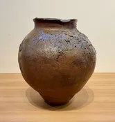14th-15th Century Momoyama Tokoname  Storage Jar