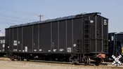 Rivet Counter HO Scale Thrall 5750 Carbon Black Covered Hopper 1970s Version, Witco