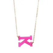 Acrylic Varsity Necklace (WS)