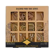Ancient Metal Puzzle Set - 12 Pack