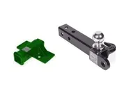 HHRP3N1E: Rear Receiver Hitch Plate For John Deere Sub-Compact Tractors and 3 In 1 Trailer Tow Hitch
