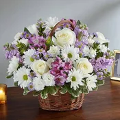 Peace, Prayers & Blessings Lavender & White