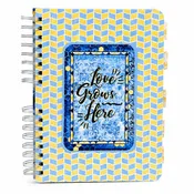 Love Grows Here Hand-Made Journal/Planner | Christal's Crafty Corner