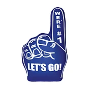 #1 Foam Finger Pillow