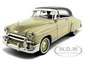 1950 Chevrolet Bel Air Cream 1/24 Diecast Model Car by Motormax