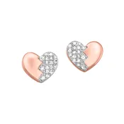 10KT ROSE GOLD DIAMOND (1/8CTW) EARRING