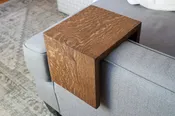 Black Stained Quartersawn White Oak Armrest Table