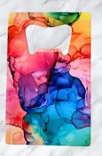 Color Whimsy – Colorful Abstract Steel Bottle Opener