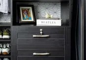 Cam lock for doors and drawers