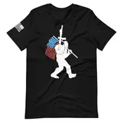 Bigfoot With A Gun 2nd Amendment Pro Gun Unisex t-shirt