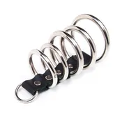 5 Gates Of Hell with D-Ring, Leather
