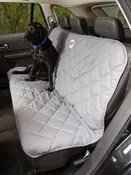 Back Seat Protector for Dogs - Gray