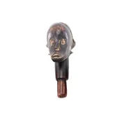 Central Africa Fang Wooden Head — Dressing Rooms Interiors Studio