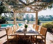 Compass Teak Arm Chair
