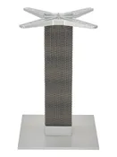 2500 Series Heavy Duty Outdoor Table Base with Available Wicker Column (In Stock)
