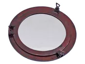 Antique Copper Decorative Ship Porthole Mirror | Nautical Decor | Mirrors