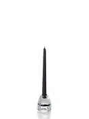10" Black Taper Candles – Set of 12